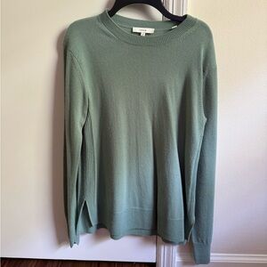 Vince cashmere wool sweater light green xs